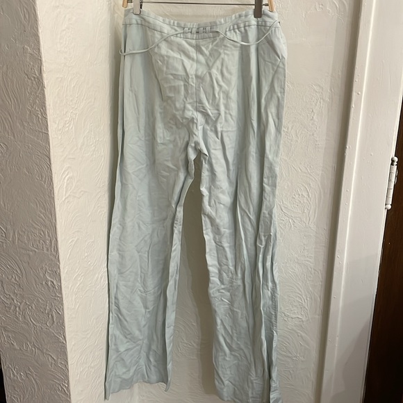 MANGO Women's Tie Belt Wide Leg Pants Size 12 - Picture 6 of 9